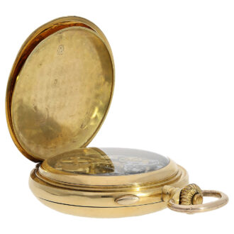 Swiss gold complicated astronomical lever watch Circa 1900