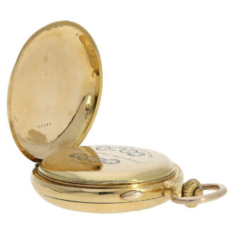 Swiss gold complicated astronomical lever watch Circa 1900