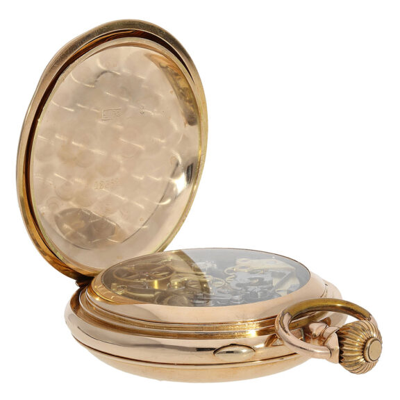 Swiss gold complicated astronomical lever watch Circa 1900 Swiss gold complicated astronomical lever watch Circa 1900