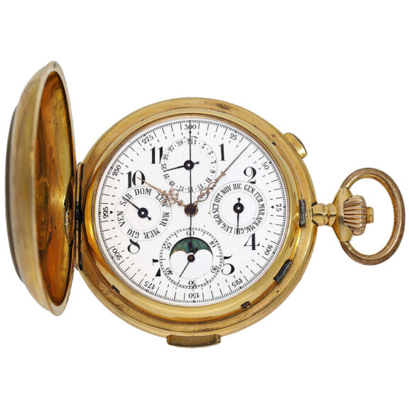 Probably Swiss complicated astronomical lever watch Circa 1910