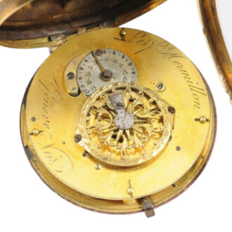 Swiss gold with a scene of virgin mary and child circa 1780