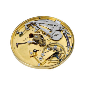 French gold 10 min. repeater with jumping hours Circa 1802