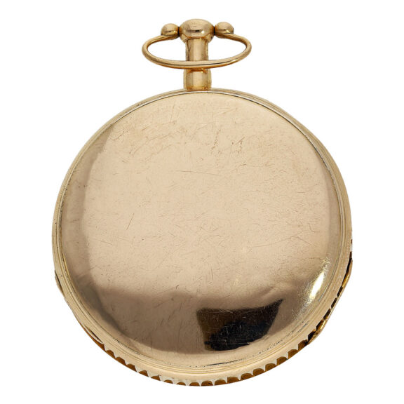 Swiss 18K gold repeating verge with Jacquemarts Circa 1820 Swiss 18K gold repeating verge with Jacquemarts Circa 1820
