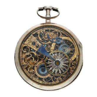 Rare German calendar watch with day/night display Circa 1780