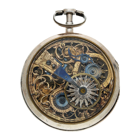 Rare German calendar watch with day/night display Circa 1780 Rare German calendar watch with day/night display Circa 1780