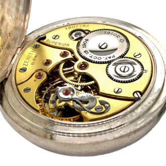 Heavy Swiss silver anchor chronometer watch Circa 1910 Heavy Swiss silver anchor chronometer watch Circa 1910