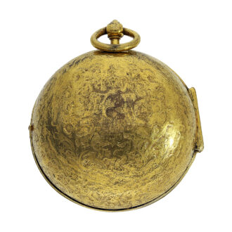 Early French gilt verge oignon pocket watch Circa 1690
