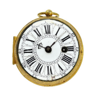 Rare French gilt verge oignon pocket watch Circa 1710