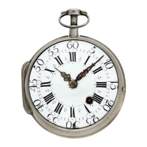 Fine French silver quarter repeating oignon watch Circa 1720