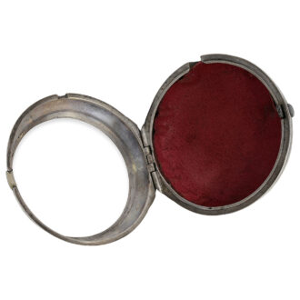 Early English silver pair-cased verge pocket watch Circa 1700
