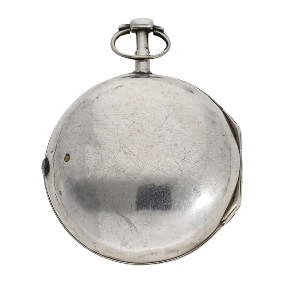 Early English silver pair-cased verge pocket watch Circa 1700 Early English silver pair-cased verge pocket watch Circa 1700