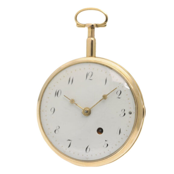 Swiss gold verge watch of museum quality Circa 1800 Swiss gold verge watch of museum quality Circa 1800
