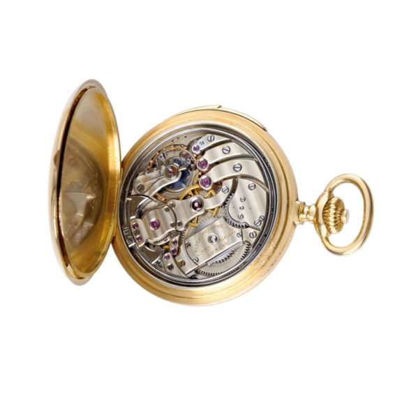 Swiss gold precision quarter repeating watch Circa 1912 Swiss gold precision quarter repeating watch Circa 1912