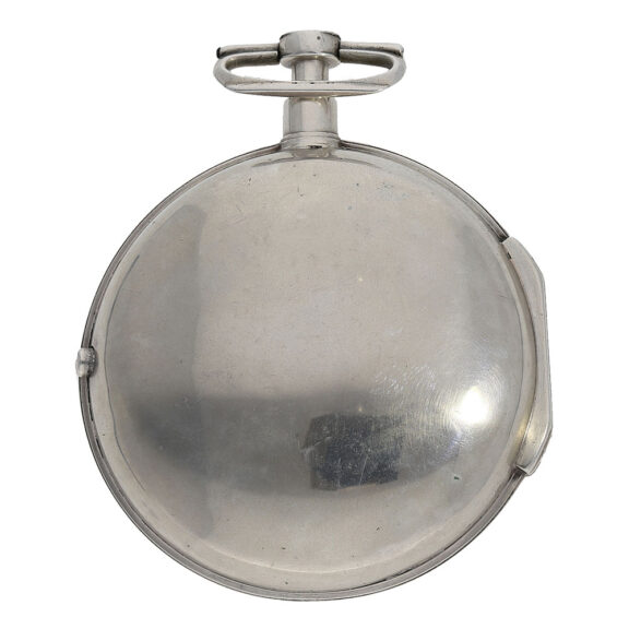 Exceptionally large silver pair-cased English verge watch Circa 1794 Exceptionally large silver pair-cased English verge watch Circa 1794