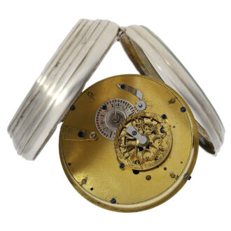 Rare silver complicated astronomical pocket watch Circa 1780