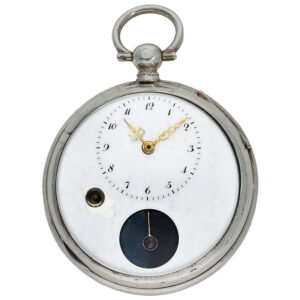 Rare watch with Pouzait escapement and mock pendulum Circa 1790