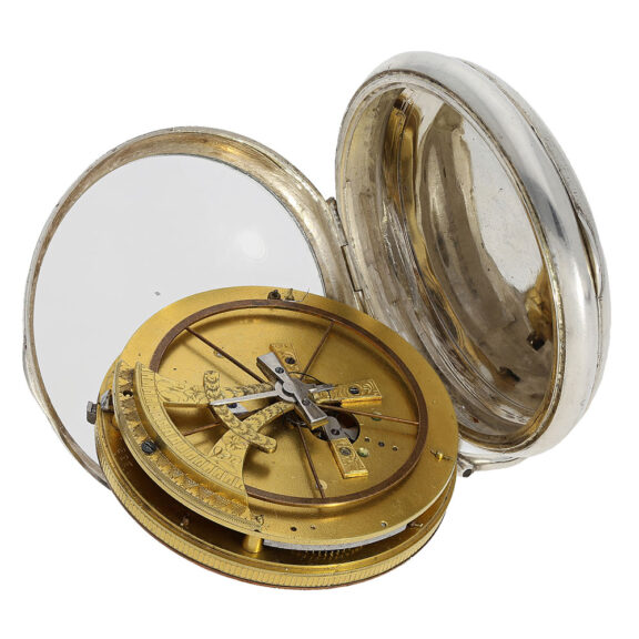 Rare watch with Pouzait escapement and mock pendulum Circa 1790 Rare watch with Pouzait escapement and mock pendulum Circa 1790