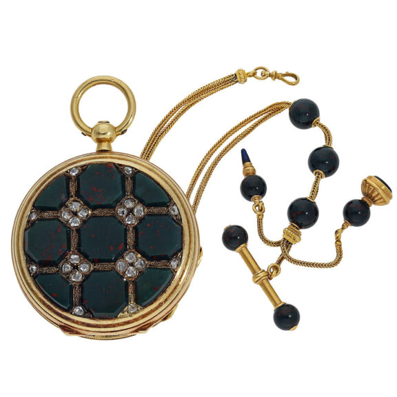 Unique French 18K gold miniature lady's pocket watch Circa 1860 Unique French 18K gold miniature lady's pocket watch Circa 1860