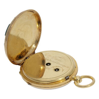Unique French 18K gold miniature lady's pocket watch Circa 1860