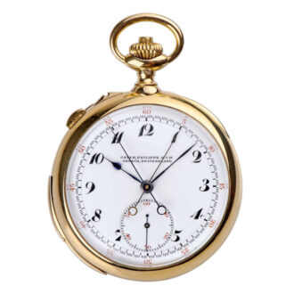 Swiss gold minute repeating hunting case watch Circa 1911