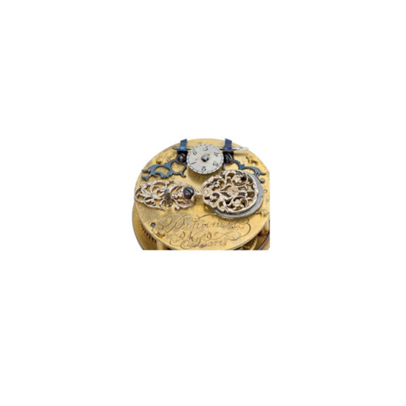 French firegilt pre-balance rock crystal watch Circa 1660 French firegilt pre-balance rock crystal watch Circa 1660