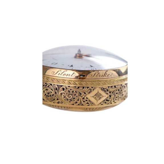 English gold enamel pair cased verge pocket watch English gold enamel pair cased verge pocket watch
