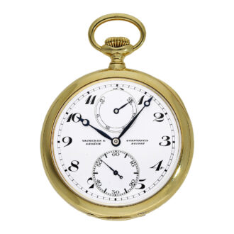 Rare Swiss gold watch with 30-hour power reserve Circa 1920
