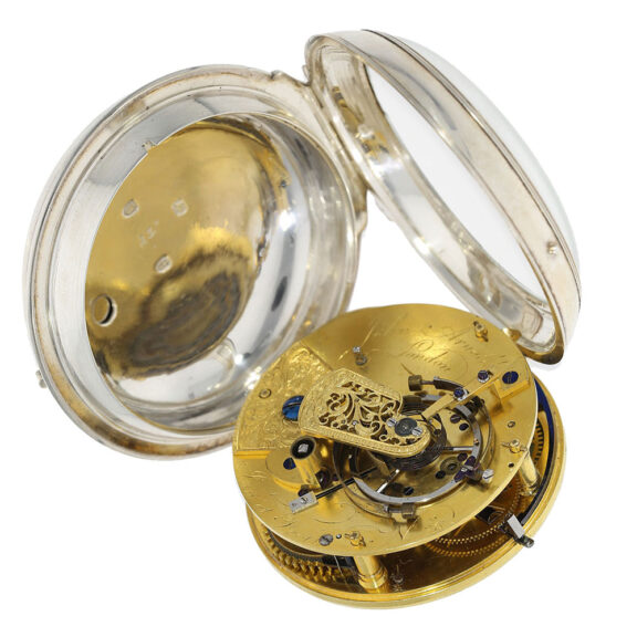 Important English open faced pocket chronometer Circa 1782 Important English open faced pocket chronometer Circa 1782