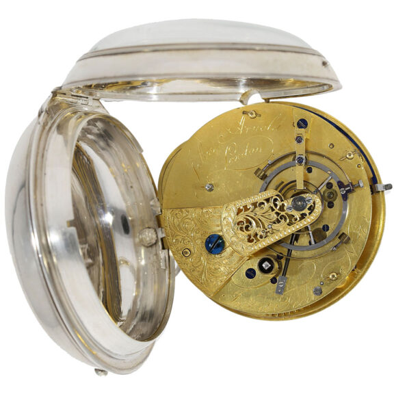 Important English open faced pocket chronometer Circa 1782 Important English open faced pocket chronometer Circa 1782