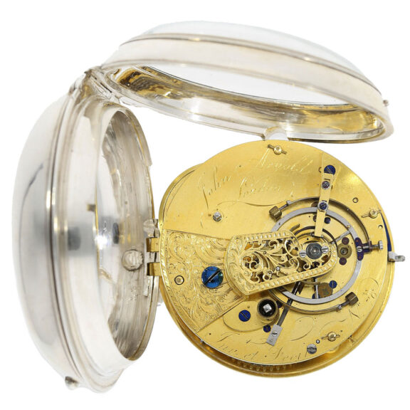 Important English open faced pocket chronometer Circa 1782 Important English open faced pocket chronometer Circa 1782