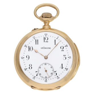 Swiss 18K gold minute repeating chronometer watch Circa 1900