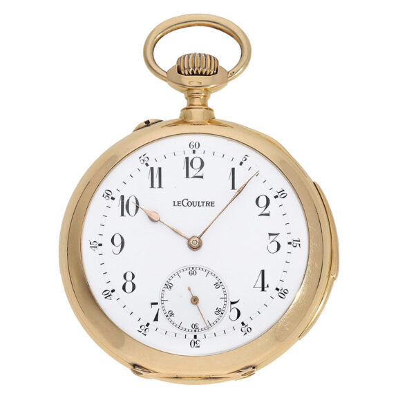 Swiss 18K gold minute repeating chronometer watch Circa 1900