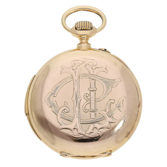 Swiss 18K gold minute repeating chronometer watch Circa 1900 Swiss 18K gold minute repeating chronometer watch Circa 1900