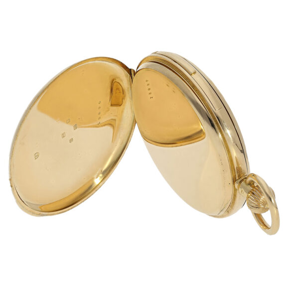 Swiss 18K gold minute repeating lever pocket watch Circa 1875 Swiss 18K gold minute repeating lever pocket watch Circa 1875