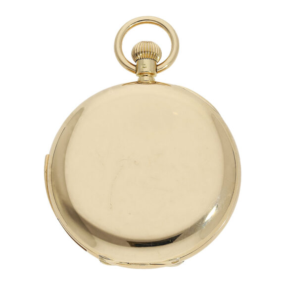 Swiss 18K gold minute repeating lever pocket watch Circa 1875 Swiss 18K gold minute repeating lever pocket watch Circa 1875