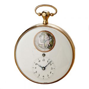 Remarkable French gold double sided pocket watch Circa 1810
