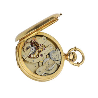 Danish gold hunting watch with chronometer escapement Circa 1868