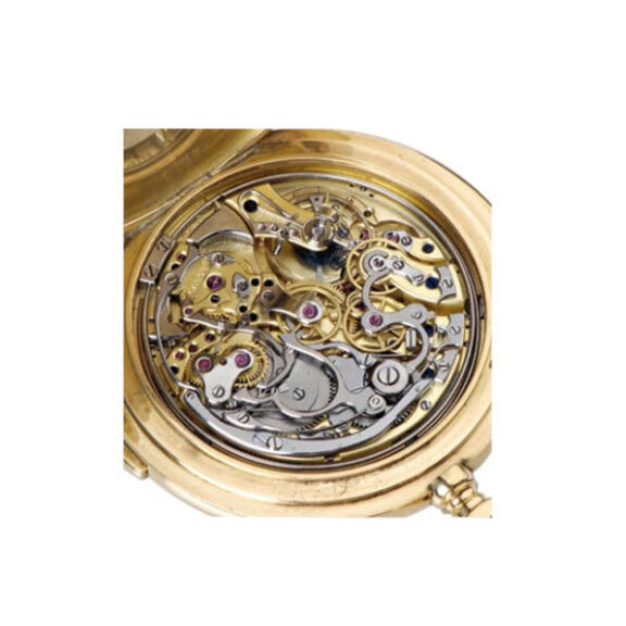 Swiss gold hunting cased minute repeating watch Circa 1920 Swiss gold hunting cased minute repeating watch Circa 1920