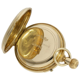French gold pocket watch with experimental chronograph Circa 1870