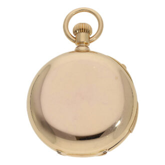Swiss 18K gold repeating split second chronograph Circa 1870
