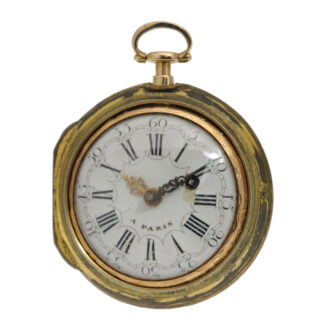 French gold verge repeating pocket watch Circa 1790