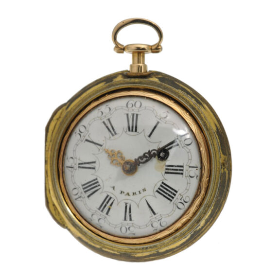 French gold verge repeating pocket watch Circa 1790 French gold verge repeating pocket watch Circa 1790