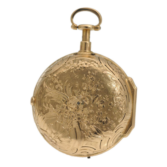 French gold verge repeating pocket watch Circa 1790 French gold verge repeating pocket watch Circa 1790