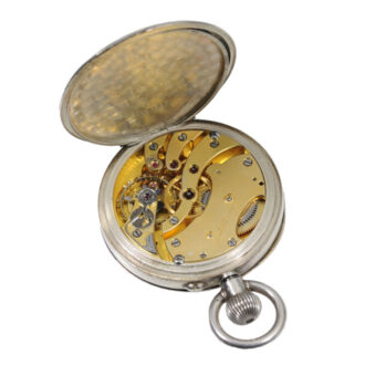 Swiss silver military chronometer deck watch Circa 1940 Swiss silver military chronometer deck watch Circa 1940