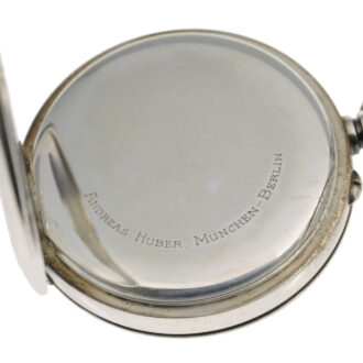 Swiss silver military chronometer deck watch Circa 1940 Swiss silver military chronometer deck watch Circa 1940