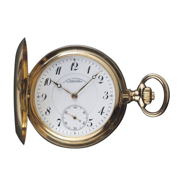 German gold hunting cased lever pocket watch Circa 1910