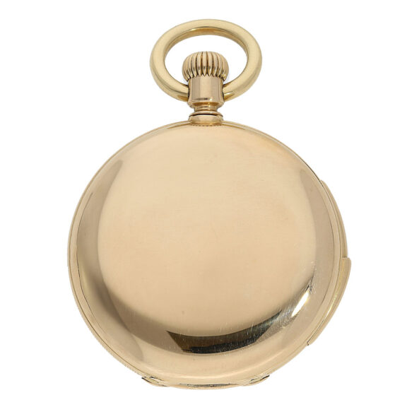 Swiss 18K gold quarter repeating lever precision watch Circa 1880 Swiss 18K gold quarter repeating lever precision watch Circa 1880