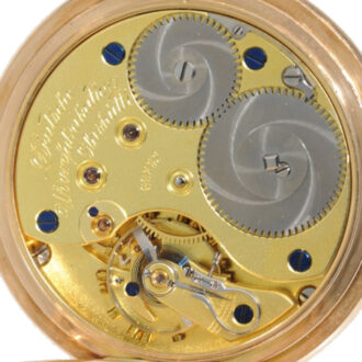 German gold hunting cased lever pocket watch Circa 1910