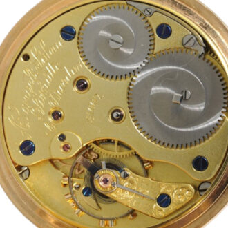 German gold keyless wind lever pocket watch Circa 1893 German gold keyless wind lever pocket watch Circa 1893