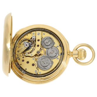 French gold repeater with Grande and Petite Sonnerie Circa 1882 French gold repeater with Grande and Petite Sonnerie Circa 1882